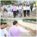 CM Dhami inspected the approach road of Nanda Ki Chowki bridge