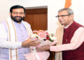 CM Nayab Saini met the Governor.