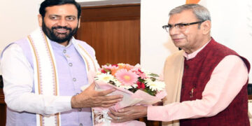 CM Nayab Saini met the Governor.