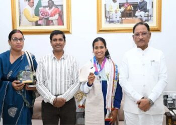 CM Vishnu Dev Sai congratulated Gyaneshwari on her achievement.