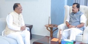 CM Vishnudev Sai met Nitin Nabin.
