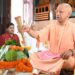 CM Yogi performed Rudrabhishek on the second Monday of Sawan.