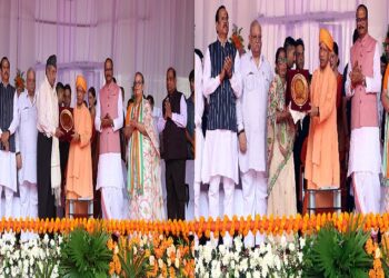 CM Yogi honored the families of the brave martyrs.
