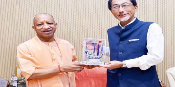 Japanese Ambassador Ono Keiichi meets CM Yogi