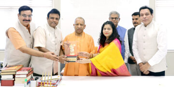 An IMA delegation met CM Yogi.