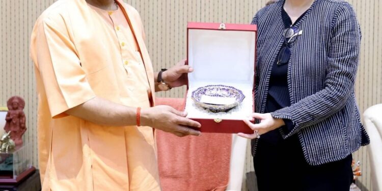 Thailand's Ambassador met CM Yogi.