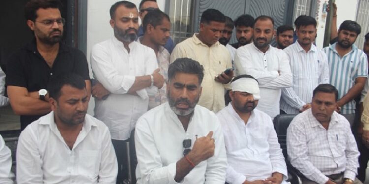 Alleged brutality against BKU leaders Digvijay Bhati and Mohit Jatav