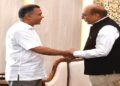 Indian High Commissioner Dinesh Trivedi met Bangladesh PM Rahman.