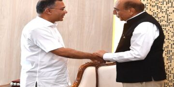 Indian High Commissioner Dinesh Trivedi met Bangladesh PM Rahman.