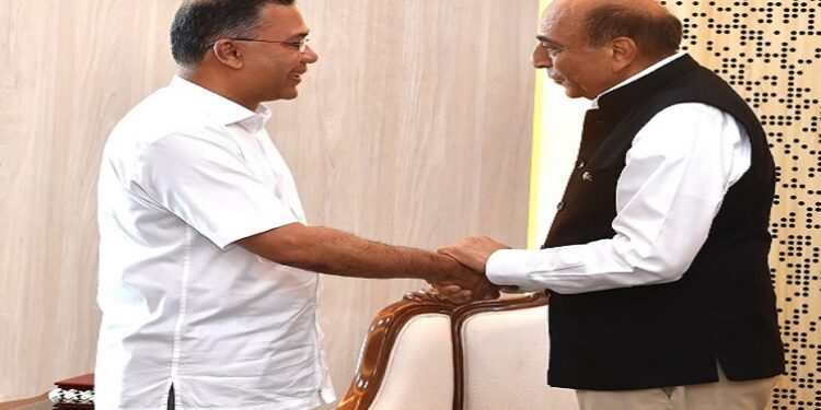 Indian High Commissioner Dinesh Trivedi met Bangladesh PM Rahman.