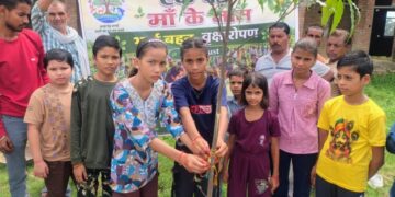 More than one lakh saplings planted on Rakshabandhan