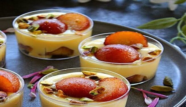 Gulab Jamun Custard