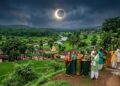 Surya Grahan on Hariyali Amavasya