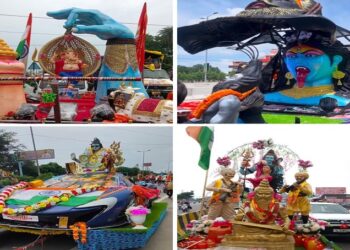 Gen-Z's creativity filled Kanwar with the colors of history and society with faith.