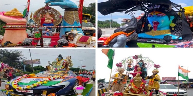 Gen-Z's creativity filled Kanwar with the colors of history and society with faith.