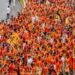 A flood of Kanwariyas in Haridwar