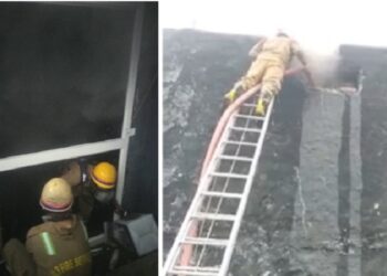 Massive fire at a Greater Noida gym