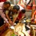 Mayur Dixit performed *Jalabhishek* at Daksheshwar Mahadev.