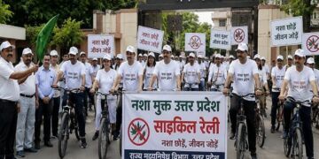 Cycle rally organized under the ‘Nasha Mukt Bharat Abhiyan’