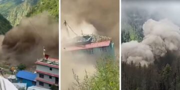 Havoc caused by floods in Nepal