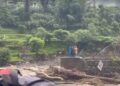 Floods in the Modi Khola River in Nepal