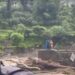 Floods in the Modi Khola River in Nepal