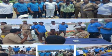 A PAC jawan saved a youth who was drowning in the Rapti River.