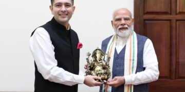 Raghav Chadha's meeting with PM Modi