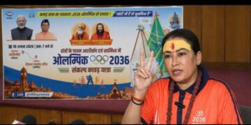 Rekha Arya embarks on Kanwar Yatra with a pledge to host the 2036 Olympics