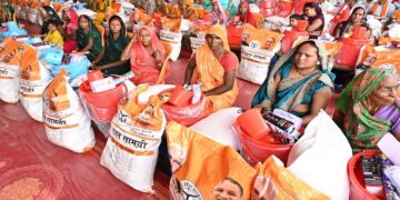 Relief operations for flood victims