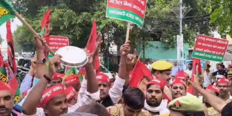SP's protest over workers' issues