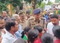 Protest by Jayaprakash Narayan's students