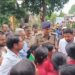 Protest by Jayaprakash Narayan's students