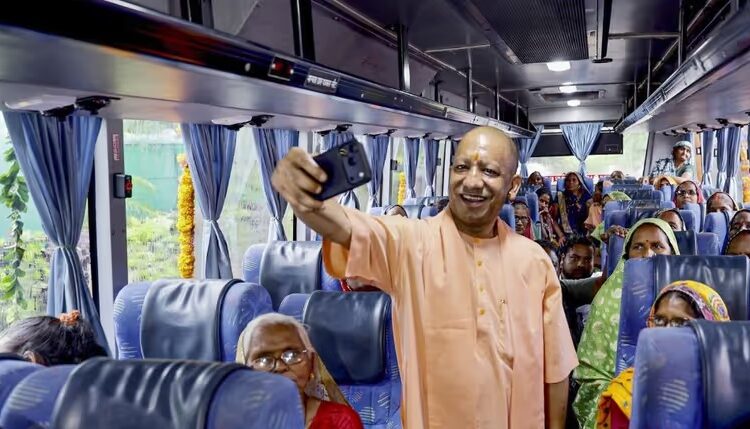 Passengers availed the benefit of the free bus travel facility.
