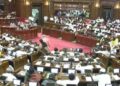 Assembly proceedings adjourned until 1 PM.