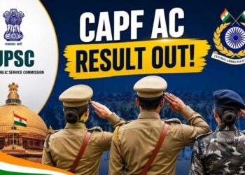 UPSC has released the final results for CAPF AC 2025.