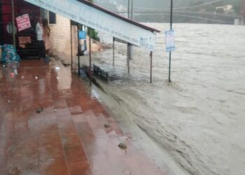 The furious form of rivers in Uttarakhand