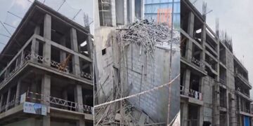 Shuttering collapses at ‘Vrindavan Courtyard Mall'