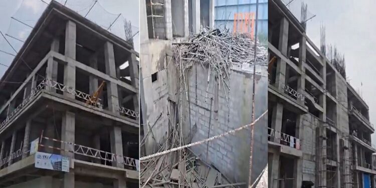 Shuttering collapses at ‘Vrindavan Courtyard Mall'