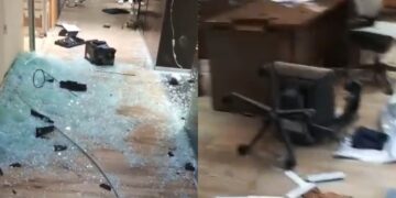 Abhishek Banerjee accuses BJP of vandalism at TMC office.