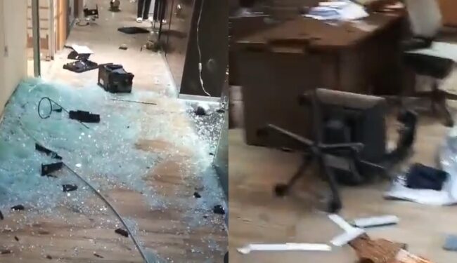 Abhishek Banerjee accuses BJP of vandalism at TMC office.