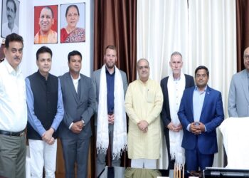 German delegation met MSME Minister Bhupendra Chaudhary.