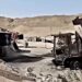 14 vehicles blown up in Balochistan.