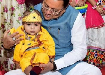 CM Dhami extends Janmashtami greetings.