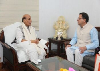 Rajnath Singh-CM Dhami