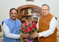 CM Vishnudev Sai met Assembly Speaker Dr. Raman Singh.