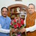 CM Vishnudev Sai met Assembly Speaker Dr. Raman Singh.