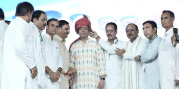 Jayant Chaudhary's show of strength at the Swabhiman Rally.