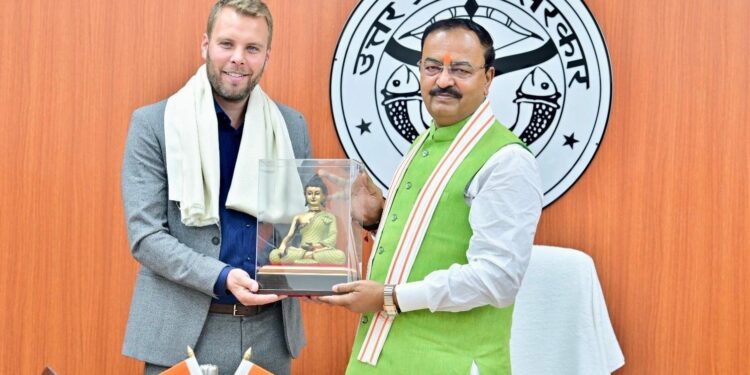 German delegation met Keshav Prasad Maurya.