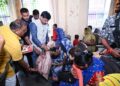 Nand Gopal Nandi visited flood affected areas of Chitrakoot